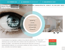 Tablet Screenshot of ophtalmologie-operation-zerdab.fr